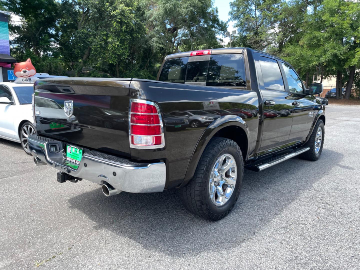 2013 BROWN RAM 1500 LARAMIE (1C6RR6NT8DS) with an 5.7L engine, Automatic transmission, located at 5103 Dorchester Rd., Charleston, SC, 29418-5607, (843) 767-1122, 36.245171, -115.228050 - Clean CarFax (no accidents reported!) Leather, Navigation, Backup Camera, CD/Sat/Bluetooth, Dual Climate Control, Power Everything (windows, locks, seats, mirrors), Heated/Cooled Seats, Heated Rear Seats, Heated Steering Wheel, Power Sliding Rear Window, Power Inverter, Push Button Start, Keyless E - Photo#6